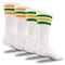Railroad Sock "Team Spirit" Striped Crew Socks, Yellow/Green, 2PK 1570S YEL/GRN - alternate 3