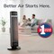 Lasko 29" 1500 W Digital Ceramic Tower Space Heater with Remote Control CT30754 - alternate 3