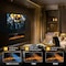 Edendirect 36 in. Wall Mount Metal Smart Electric Fireplace in Black, 4.33 in. Width, 2-Heating Settings, Remote ZR-WE-36 - alternate 2