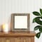 Homeroots 6" x 6" Gray Solid Wood Tabletop Picture Frame 379896 - alternate 2