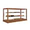 Koolmore 44 In. Artisan Wooden Bakery Display Horizontal Case 9 Cu ft, Dark color KM-BDW-44D - alternate 2