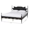 Baxton Studio Gaetano Platform Bed with Four Poster Bed Frame 272-14825-ZORO - alternate 2