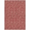 Homeroots 8' X 10' Red And Ivory Geometric Washable Indoor Outdoor Area Rug 602392 - alternate 3