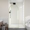 Anzzi Ember Series 74x 34in Framed Arch Fixed Shower Screen Door, Brushed Gold, 8mm Tempered Clear Glass SD-AZ18-01BG - alternate 3