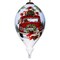 Homeroots Puppy and Red Truck Christmas Wreath Hand Painted Mouth Blown Glass Ornament 477530 - alternate 2