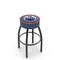 Holland Bar Stool Co 30" 4" Edmonton Oilers Cushion Seat, Blk Wrinkle Base Swivel Bar Stool L8B130EdmOil - alternate 1