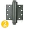 Trans Atlantic Co. 6 in. x 6 in. Single Acting Barrel Spring Square Corner Door Hinge with Fixed Pin - Pack of 2 DH-5500SA66-USP - alternate 1