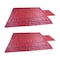 Mytee Products 16 ftx27 ft Red Flatbed Truck 15 Oz Superlight Steel Tarp w/4 ft Drop for Trailers, 2PK SLLT4FT-REDx2 - alternate 2