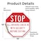 Signmission Stop All Drivers Check in With Secu, 18 Inch X 18 Inch, Vinyl Decal OC-D-18-242 - alternate 3