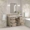 James Martin Vanities Lorelai 48" Sgl Vanity, Whitewashed Oak, w/ 3 CM Siberian Silestone Top w/FreePower Wireless Charger 424-V48-WWO-FSFR - alternate 2