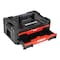 Craftsman VERSASTACK Double Shallow Drawers, Black/Red, Plastic CMST17804 - alternate 2