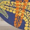 Homeroots 5' Blue Yellow And Orange Round Starfish Indoor Outdoor Area Rug 546869 - alternate 2