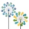 Exhart Multicolored Metal 47 in. H Double Bubble Windmill Stake 67011 - alternate 1