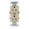 Leviton Duplex Receptacle/Outlet, 15 Amp 5242-I - alternate 1