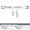 Amerock Candler 7-9/16 inch 192mm Center-to-Center Polished Nickel Cabinet Pull BP29350PN - alternate 2