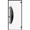 Vdomdoors Front Exterior Prehung Steel Door Ronex1077 Teak Entry Metal Modern Painted W36xH80 Left hand RONEX1077EXD-OAK-W36 x H80-LH-I - alternate 1