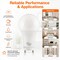 Euri Lighting A19 LED Bulbs, 8W, 800 lm, 60W Eq., 4000K, GU24, Dimmable, UL, 2PK EA19-8W2040eG-2 - alternate 1