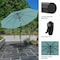 Pure Garden 10-Foot Outdoor Patio Umbrella with Auto-Tilt and Base, Sand 50-LG1043 - alternate 2