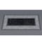 Homeroots 52" Dark Gray Wood And Faux Crystal Pedestal Coffee Table 564215 - alternate 2