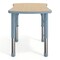 Flash Furniture Commercial Plastic Adjustable Height Activity Table-NAT/Dusty Blue, 26.5x21.75 YU-YCY-098-RECT-TBL-DSTYBL-GG - alternate 2