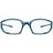 Ironwear Premium Anti Fog Metal Detectable Safety Glasses w/ UV Protection, Blue, Clear 3097-BL-C/A-MD - alternate 1