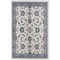 Homeroots 4' X 6' Ivory And Blue Floral Indoor Outdoor Area Rug 572548 - alternate 1