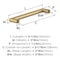 Amerock Revolve 5-1/16 inch (128mm) Center-to-Center Champagne Bronze Cabinet Pull, 25PK 25VMP36853CZ - alternate 3