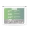 C-Line Products 8-1/2" x 11" Clear Zip 'N Go Reusable Poly Envelope with Outer Pocket, 3/PK, 8PK/BX, 2BX/CT 48117-BX - alternate 2