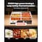 Vevor Commercial Food Warmer 6-Pan 1500W Buffet Bain Marie with Lid and Power Cord SKT1/1*2 - alternate 3