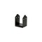 Simpson Strong-Tie Post Base Outdoor Accents 7.25in H X 6in W 12 Ga. Galvanized Steel Black APB66R - alternate 2