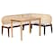 Bali & Pari Okinawa Natural Rattan Dining Nook Set 261-13538-13539-13423-ZORO - alternate 1