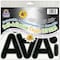 Pacon Self-Adhesive Letters, Black Dazzle, Puffy Font, 4in, 78 Count, PK2 P0051680 - alternate 1