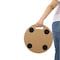 Edendirect Heavy Duty Wood Furniture Dolly with Wheels, 500 lbs Capacity 2pcs 15in Round Platform ED-W46577452 - alternate 2