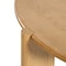Homeroots 42" Natural Solid Wood Three Leg Base Round Top Dining Table 712209 - alternate 2
