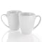 Elama Cara 6 Piece 10 Ounce Porcelain Cup Set in White EL-CARA6PC - alternate 2