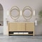 James Martin Vanities Marigot 72" Double Vanity, Sunwashed Oak, w/ 3 CM Tajnar Eclos Top w/FreePower Wireless Charger D404-V72-SWO-FTJR - alternate 3