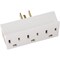 Leviton White 15A 3-Outlet Tap 008-00697-00W - alternate 2