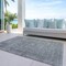 Homeroots 5' X 8' Gray And Beige Abstract Washable Indoor Outdoor Area Rug 616011 - alternate 2