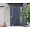 Vdomdoors Steel Door Cynex 6777 Grey Sidelight Exterior Window Stainless Inserts Single Modern Painted-W32+12 CYNEX6777EXD-GRE-W32+12 x H80-Right-hand Outswing - alternate 2
