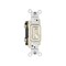 Pass & Seymour TradeMaster Series Toggle Switch, Ivory, 15 A, 120 VAC, Back Wire, Side Wire Terminal 663IGCACC10 - alternate 2