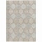 Homeroots 3' X 5' Taupe Beige And Khaki Floral Medallion Washable Indoor Outdoor Area Rug 614635 - alternate 3