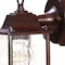 Homeroots Dark Brown Hanging Waterfall Glass Lantern Wall Light 399217 - alternate 2