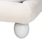 Baxton Studio Eladio Modern Luxe Ivory Boucle Fabric Queen Size Bed 250-13650-ZORO - alternate 2