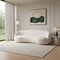 Homeroots 93" Cream Fabric Sofa 574004 - alternate 4