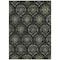 Homeroots 10' X 14' Green Gray And Charcoal Medallion Washable Indoor Outdoor Area Rug 587709 - alternate 3