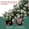 Elf Stor 6ft Prelit Christmas Tree Flocked Artificial Spruce Pencil Christmas Tree w/ 250 LED Lights & Stand 50-300-6FLK - alternate 5