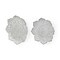 Homeroots Set of Two Miranda Silver Flower Mandala Metal Hanging Dimensional Sculpture, 2PK 608670 - alternate 1