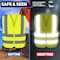 Neiko High Visibility SAFETY Vest with 2 Pockets, XX-Large, Neon Yellow 53964A - alternate 2