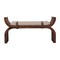 Homeroots 47in Brown Solid Wood Storage Bench With Cabinet 718246 - alternate 1
