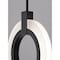 Afx Halo 6-Light Round Pendant, 120V, 108W, 5 CCT, Black HLOP08LAJUDBKRND6 - alternate 2
